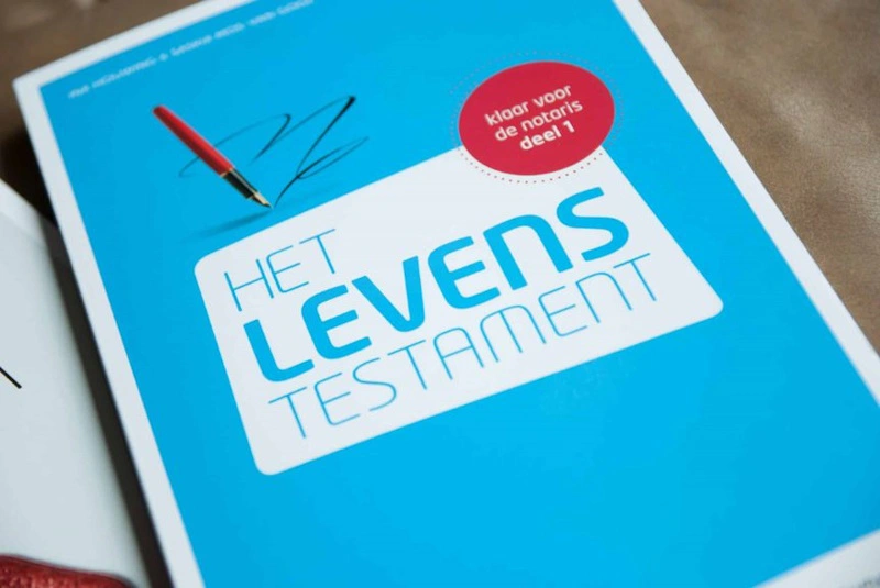 Het document levenstestament (testament bij leven).